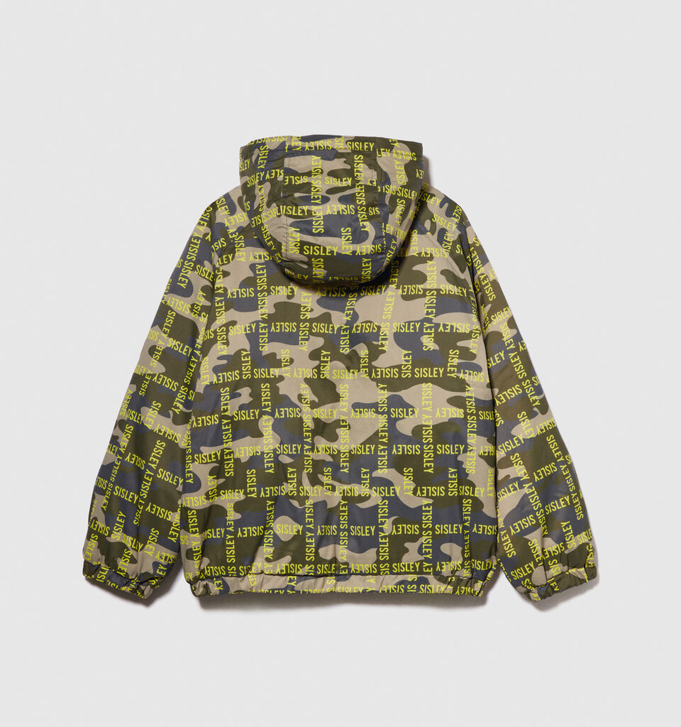 Camouflage jacket - boys' outerwear - Military Green | Sisley Young image number 2
